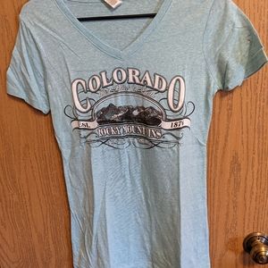 Teal T-shirt from Colorado